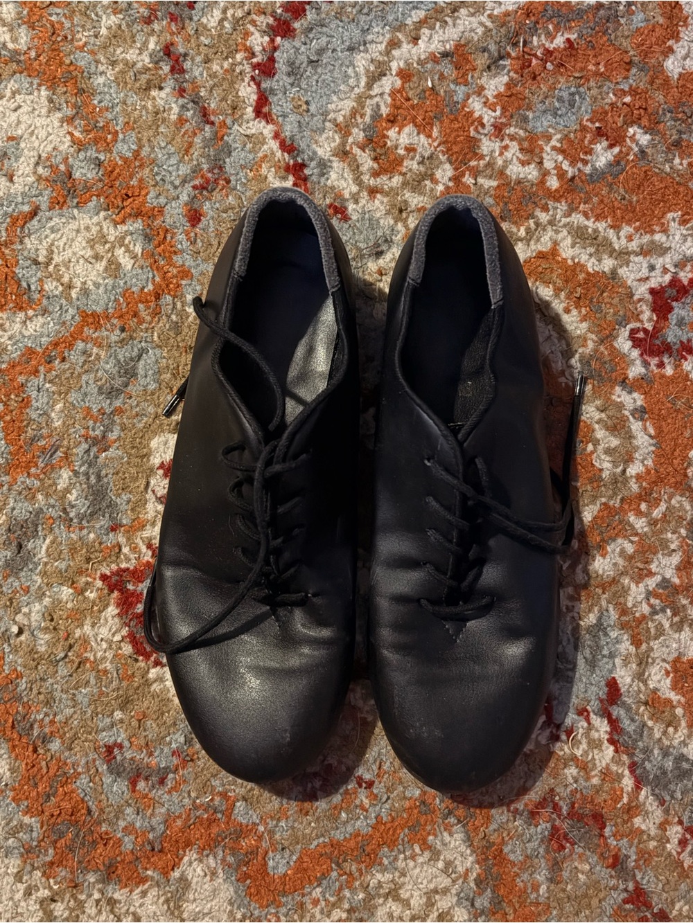 Women’s Black Leather Tap Shoes